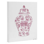 Pink Ginger Jar 2 Canvas Print Gallery Image 3