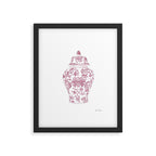 Pink Ginger Jar 2 Framed Art Print Gallery Image 4