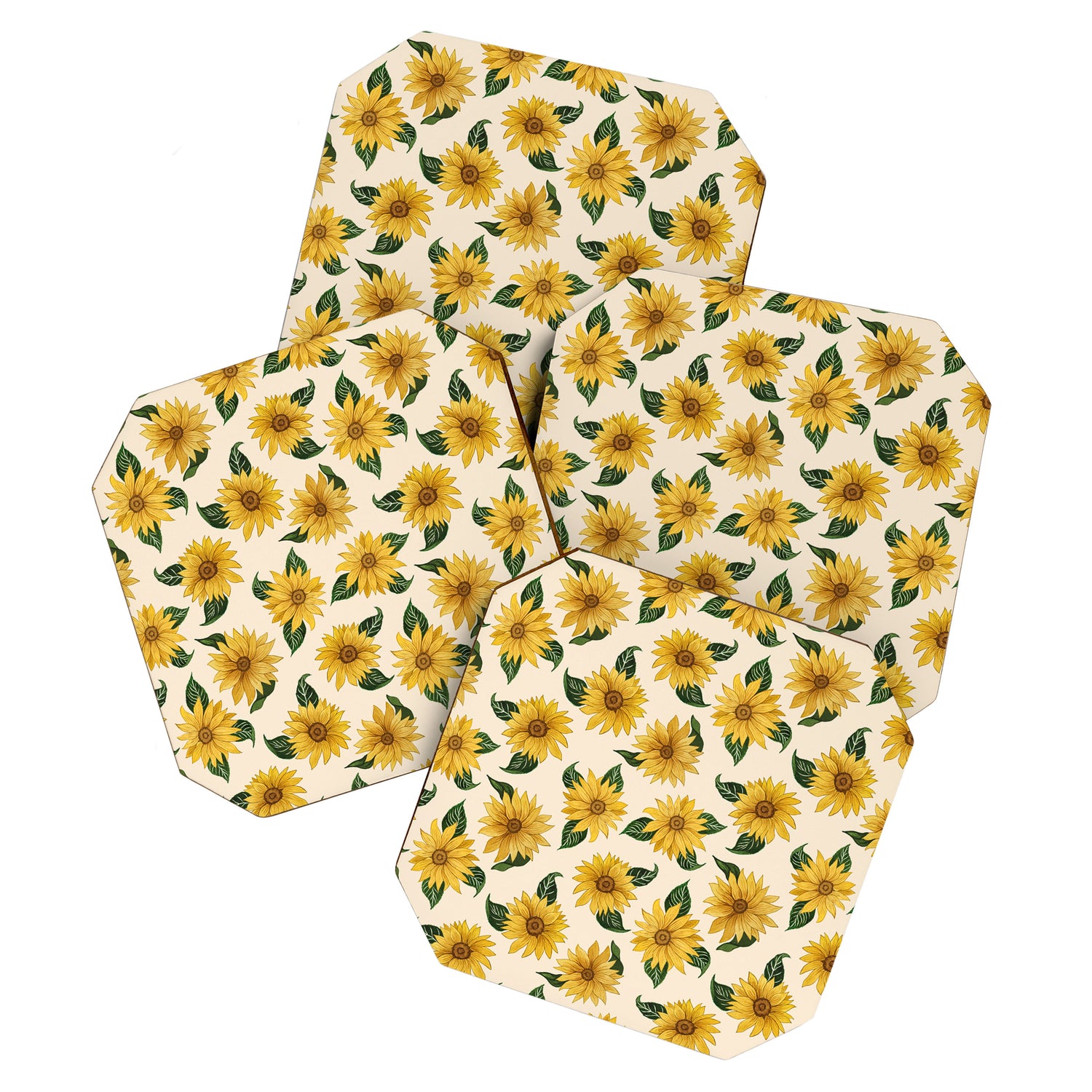 Summer Sunflower Pattern Coaster Gallery Image 1