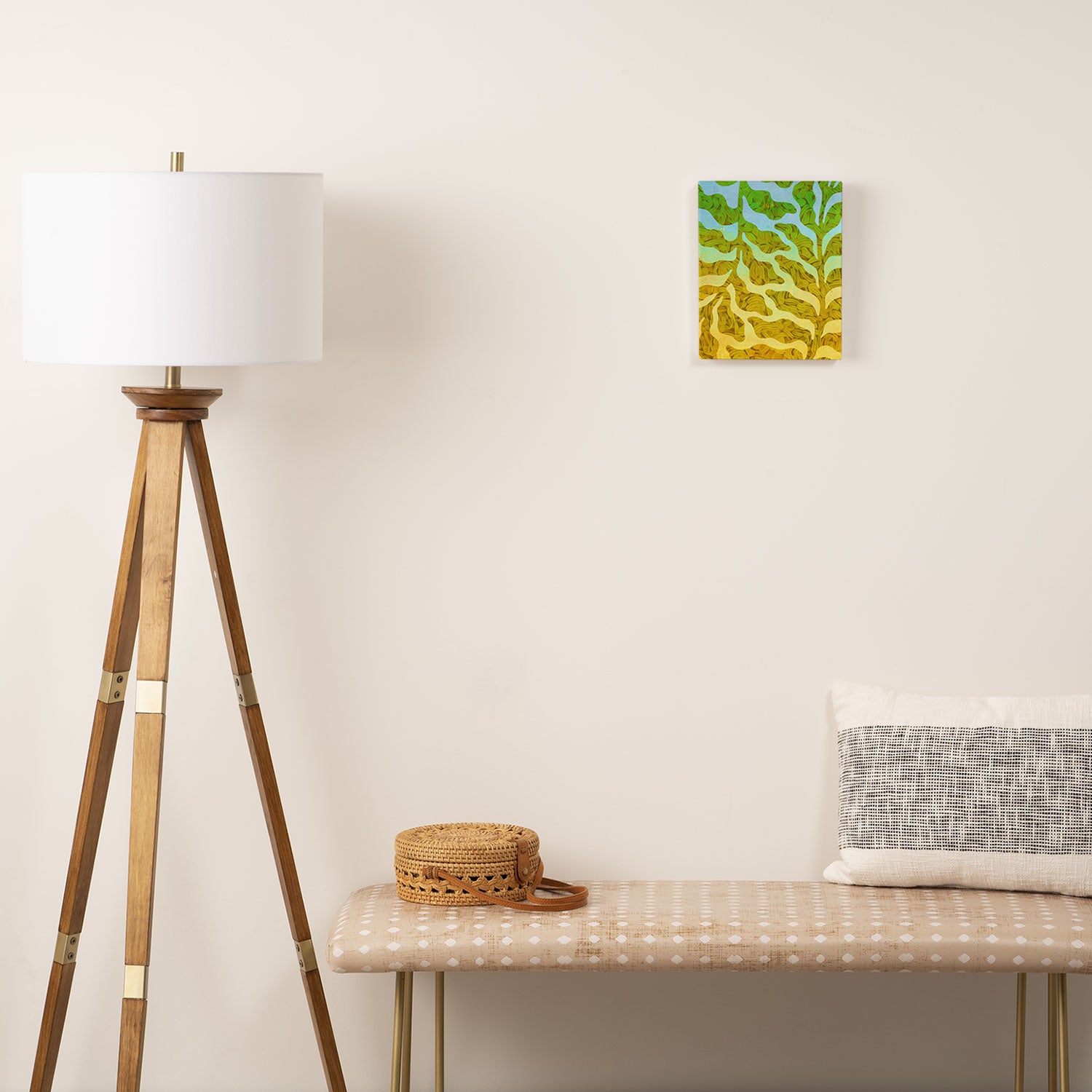 Abstract Tropical Botanical Dream Canvas Print Gallery Image 2