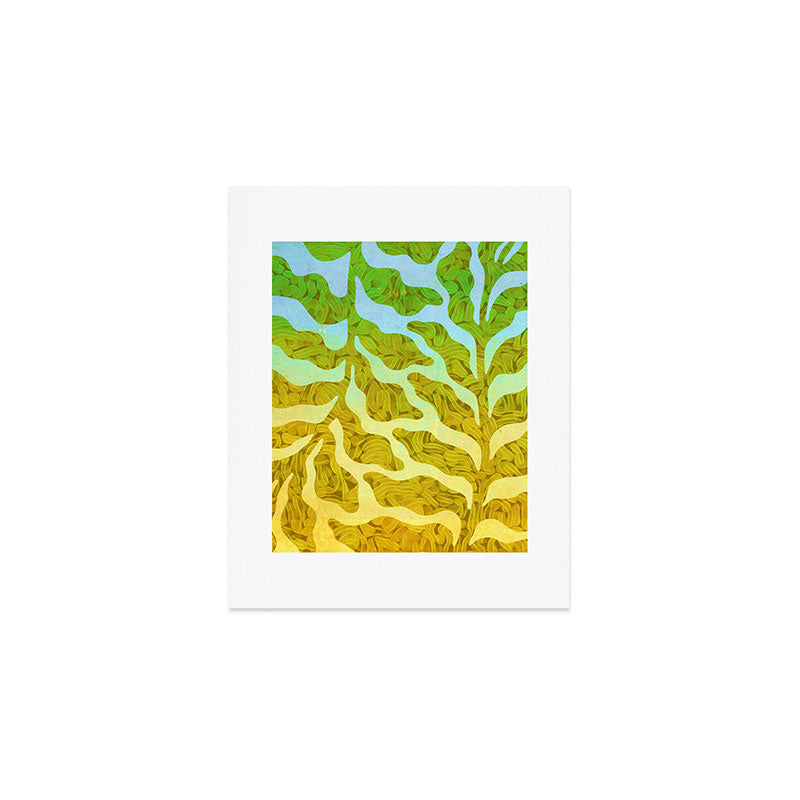 Abstract Tropical Botanical Dream Art Print Gallery Image 1