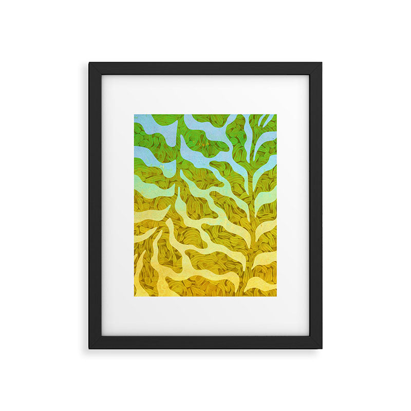 Abstract Tropical Botanical Dream Framed Art Print Gallery Image 6