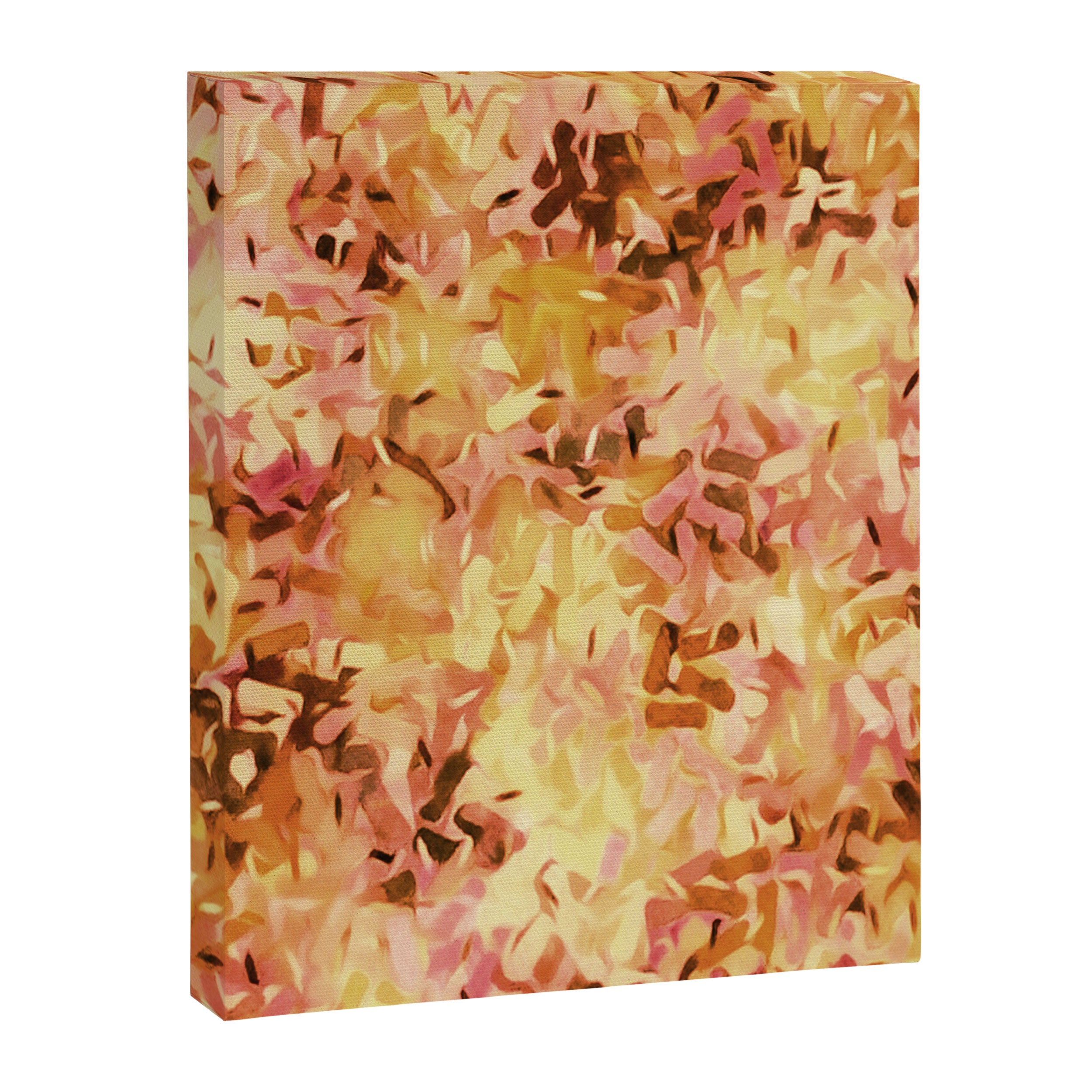 Confetti Autumn Orange Canvas Print Gallery Image 8