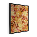 Confetti Autumn Orange Framed Canvas Print Gallery Image 2