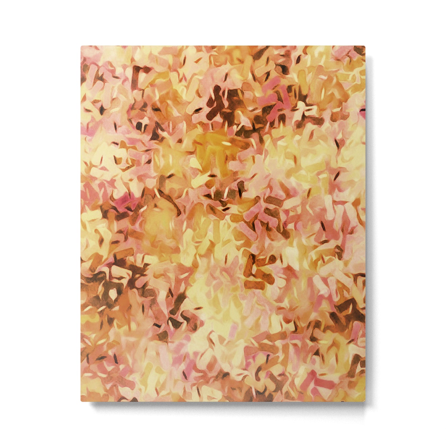 Confetti Autumn Orange Metal Print Gallery Image 6