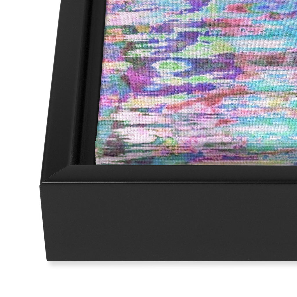 Pastel Pond Pink Glow Framed Canvas Print Gallery Image 3