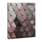 Triangles Putty Mauve Canvas Print Gallery Image 8