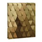 Triangles Yellow Brown Olive Green Canvas Print Gallery Image 8