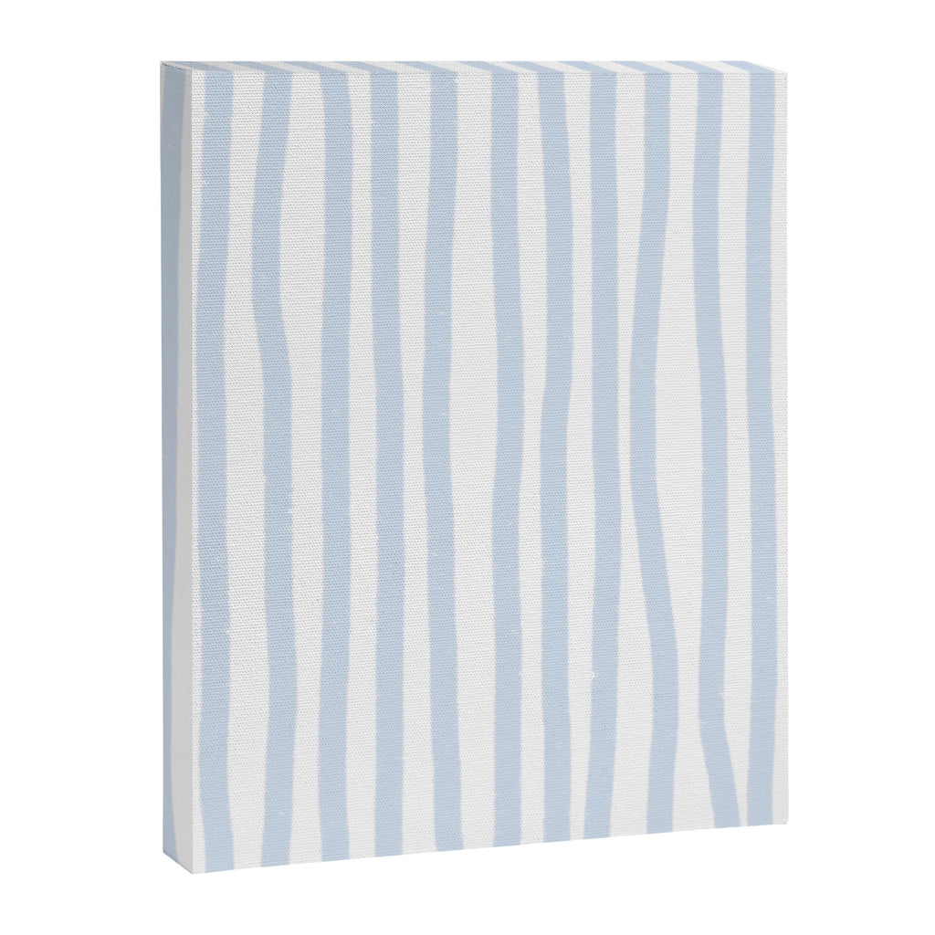 Light Blue Stripes Canvas Print Gallery Image 8