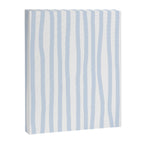 Light Blue Stripes Canvas Print Gallery Image 8