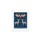 Nordic Winter Blue Art Print Gallery Image 1