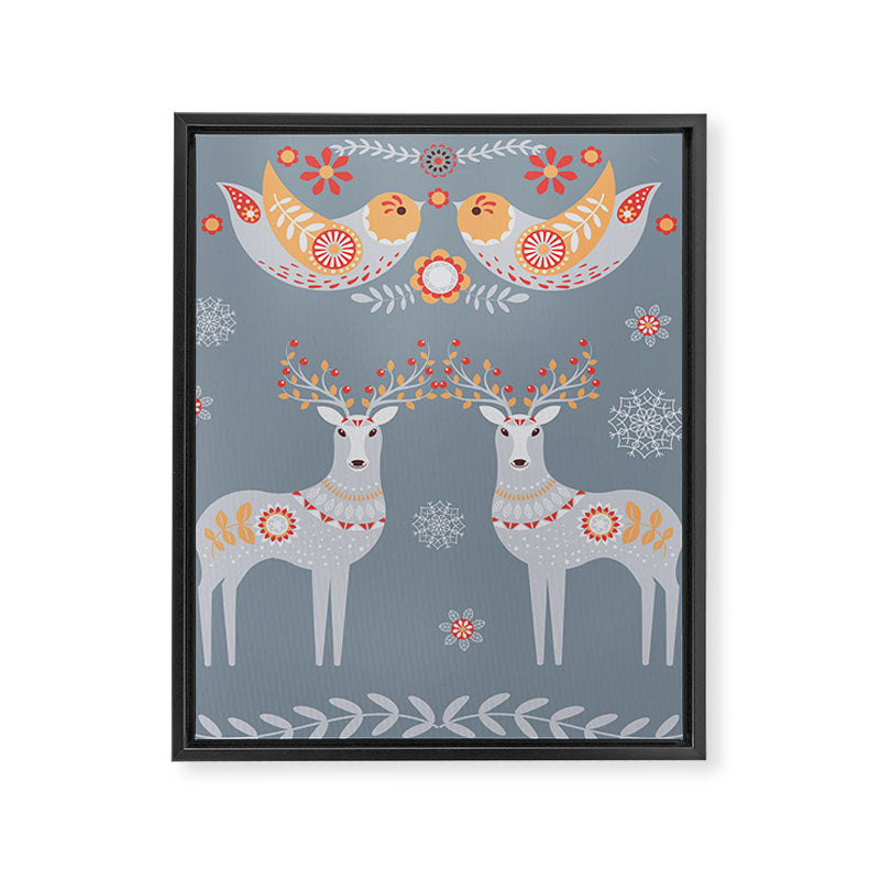 Nordic Winter Framed Canvas Print Gallery Image 8