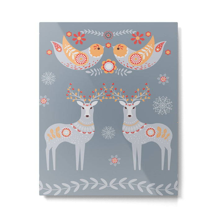 Nordic Winter Metal Print Gallery Image 1