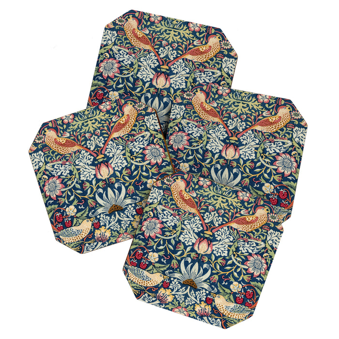 Strawberry Thief by William Morris  Coaster Gallery Image 1
