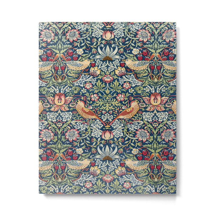 Strawberry Thief by William Morris  Metal Print Gallery Image 1