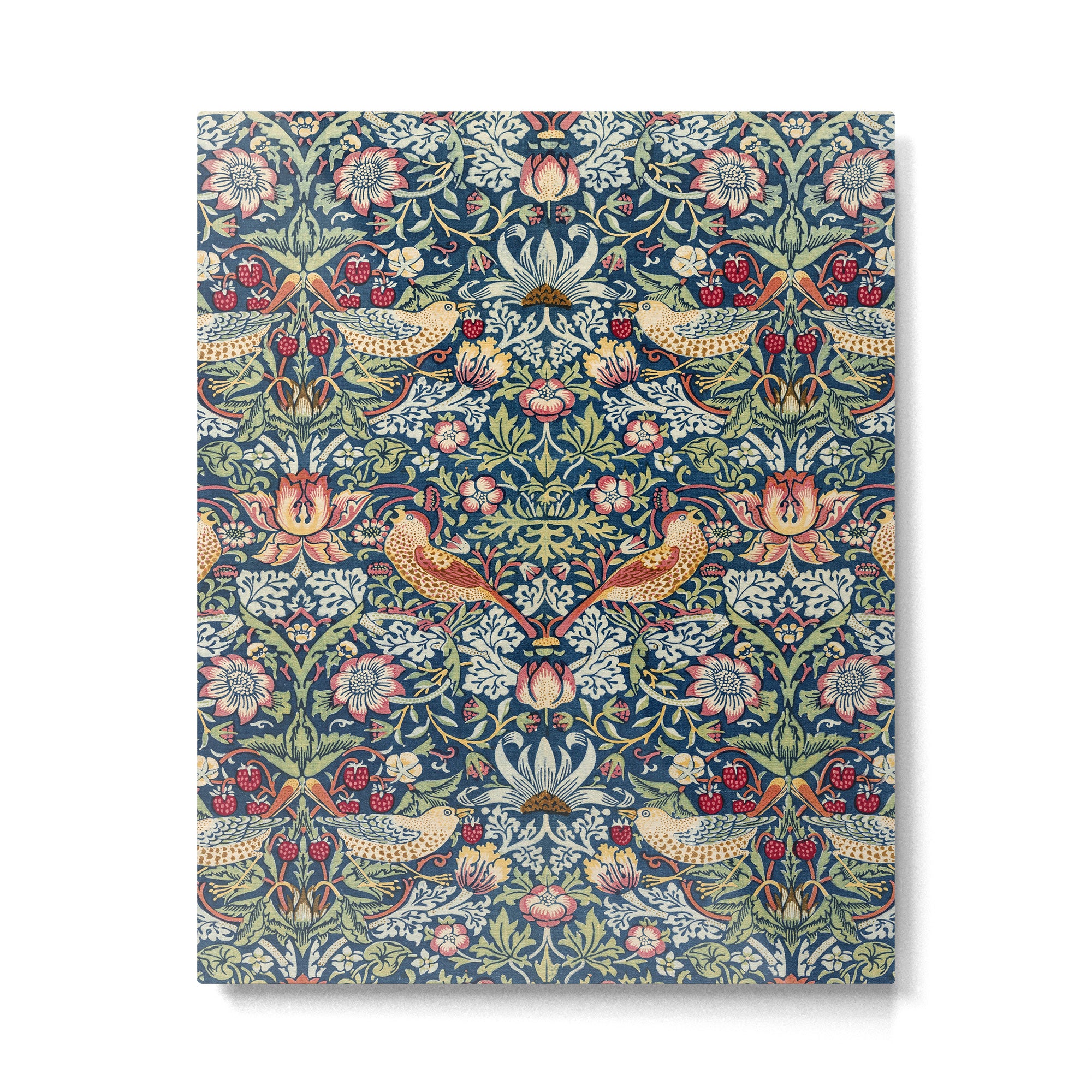 Strawberry Thief by William Morris  Metal Print Gallery Image 6