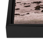 Sunset Beach Cliffs at Low Tide  Framed Canvas Print Gallery Image 3