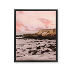 Sunset Beach Cliffs at Low Tide  Framed Canvas Print Gallery Image 6