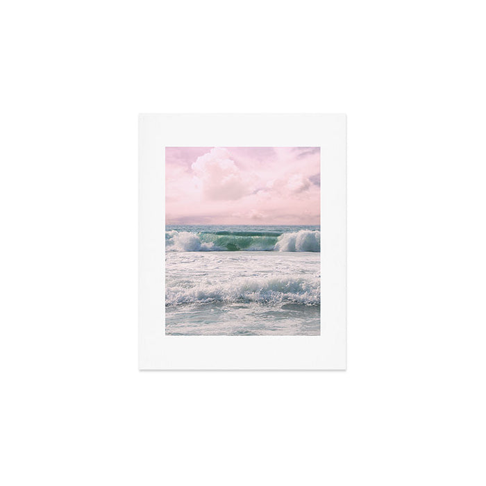 Tropical Beach Wave Roll Art Print Gallery Image 1