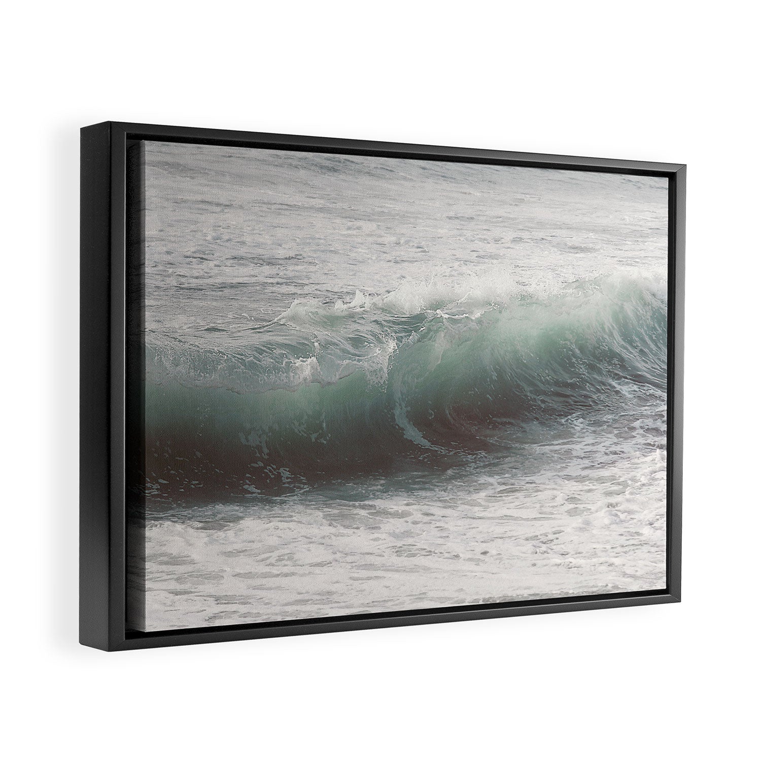 Onda Serene Wave Framed Canvas Print Gallery Image 2