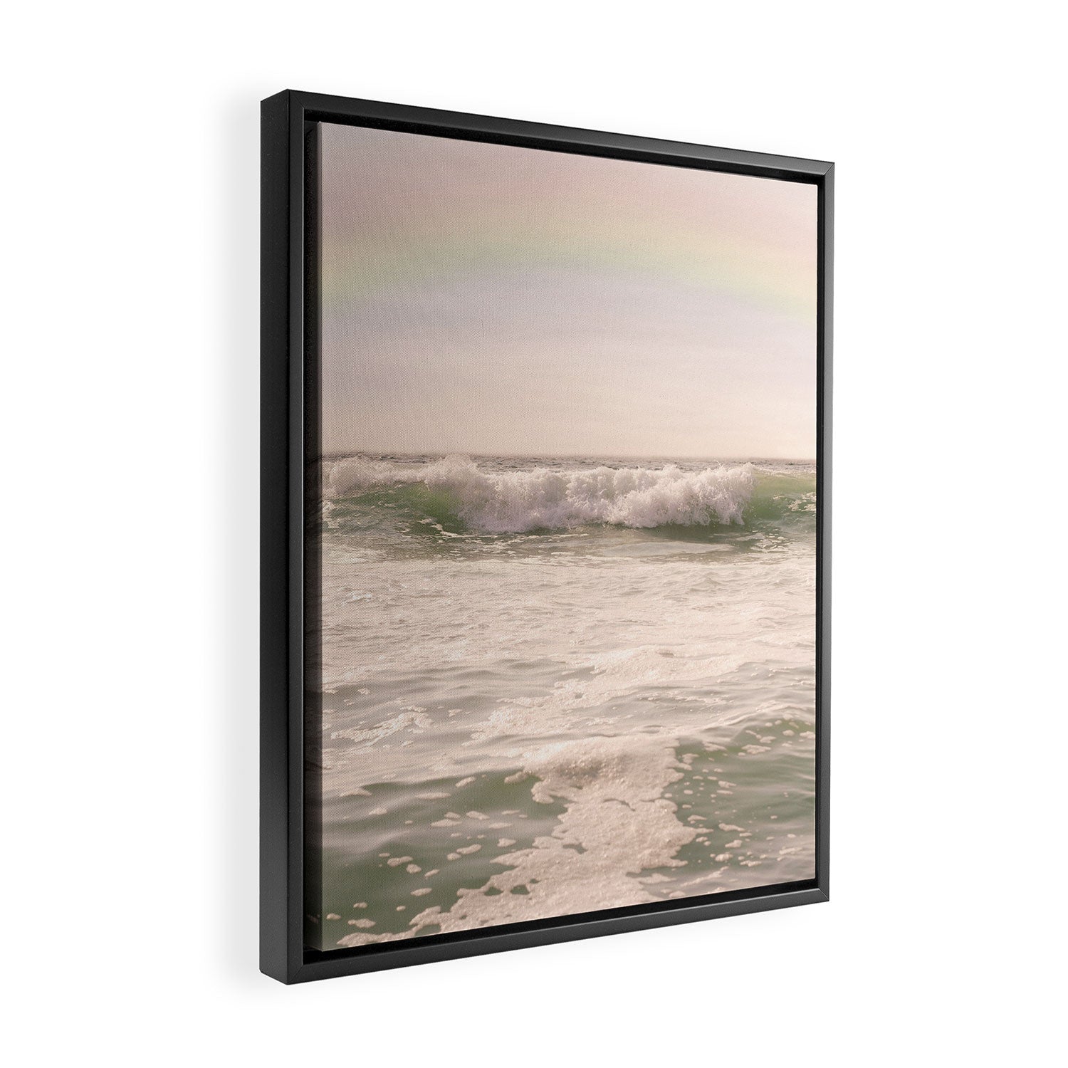 Charmed Rainbow Sea Framed Canvas Print Gallery Image 2