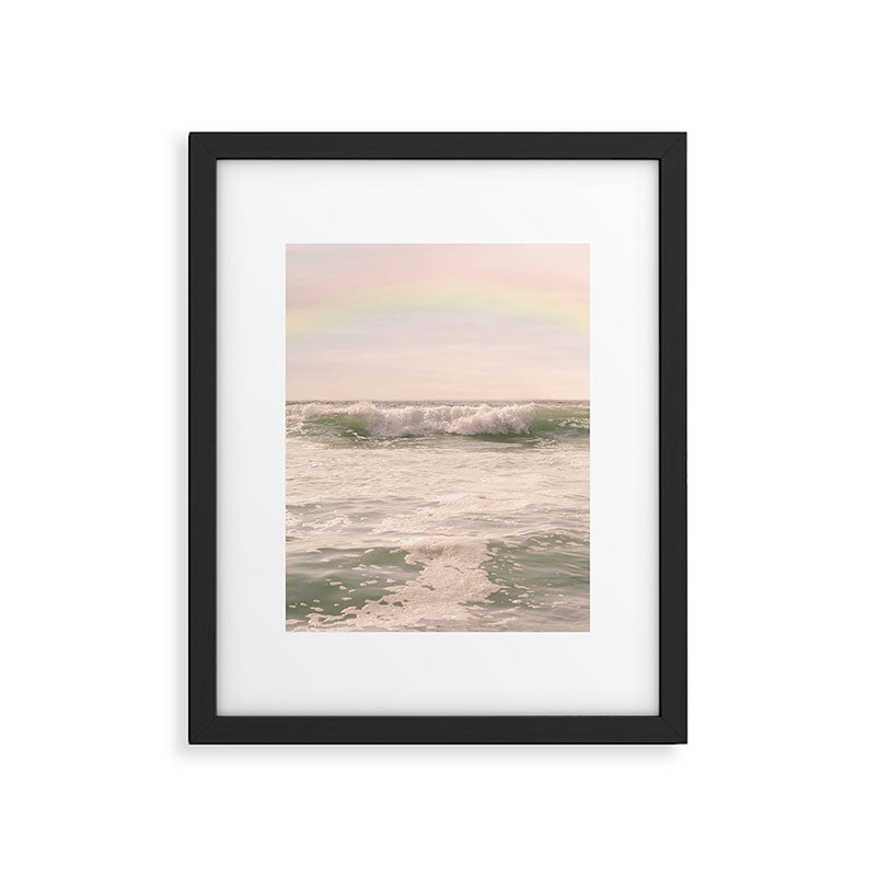 Charmed Rainbow Sea Framed Art Print