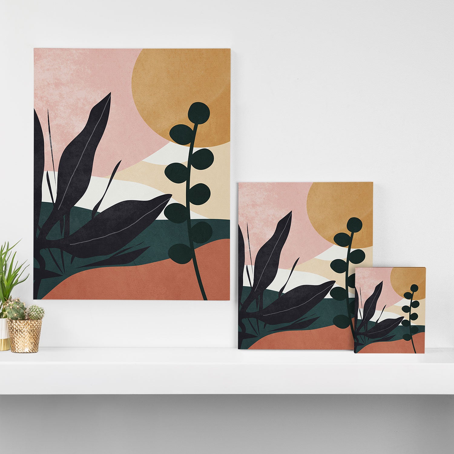 Abstract Landscape Canvas Print Gallery Image 3