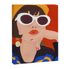 Colorful Woman Portrait Canvas Print Gallery Image 8