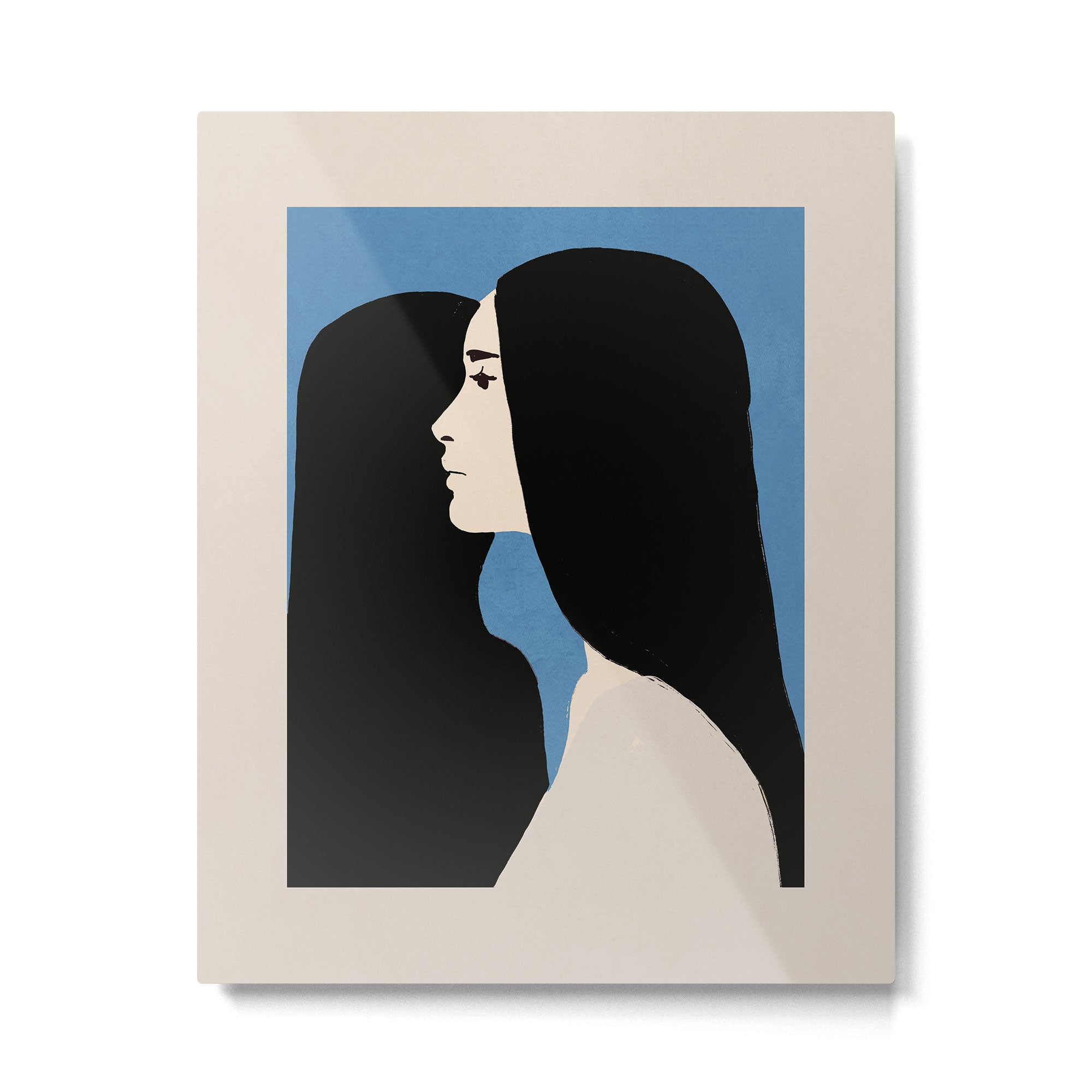Girl Portrait 2 Metal Print Gallery Image 4