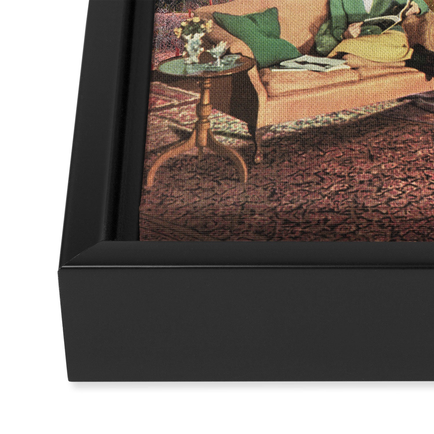 Desert Leisure Framed Canvas Print Gallery Image 3