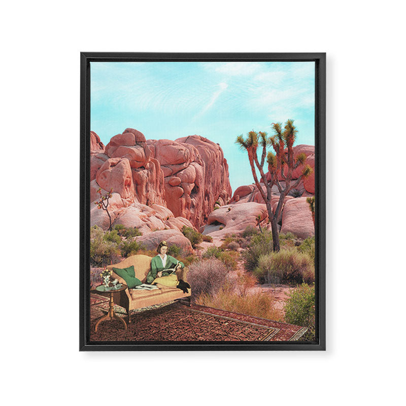 Desert Leisure Framed Canvas Print Gallery Image 6