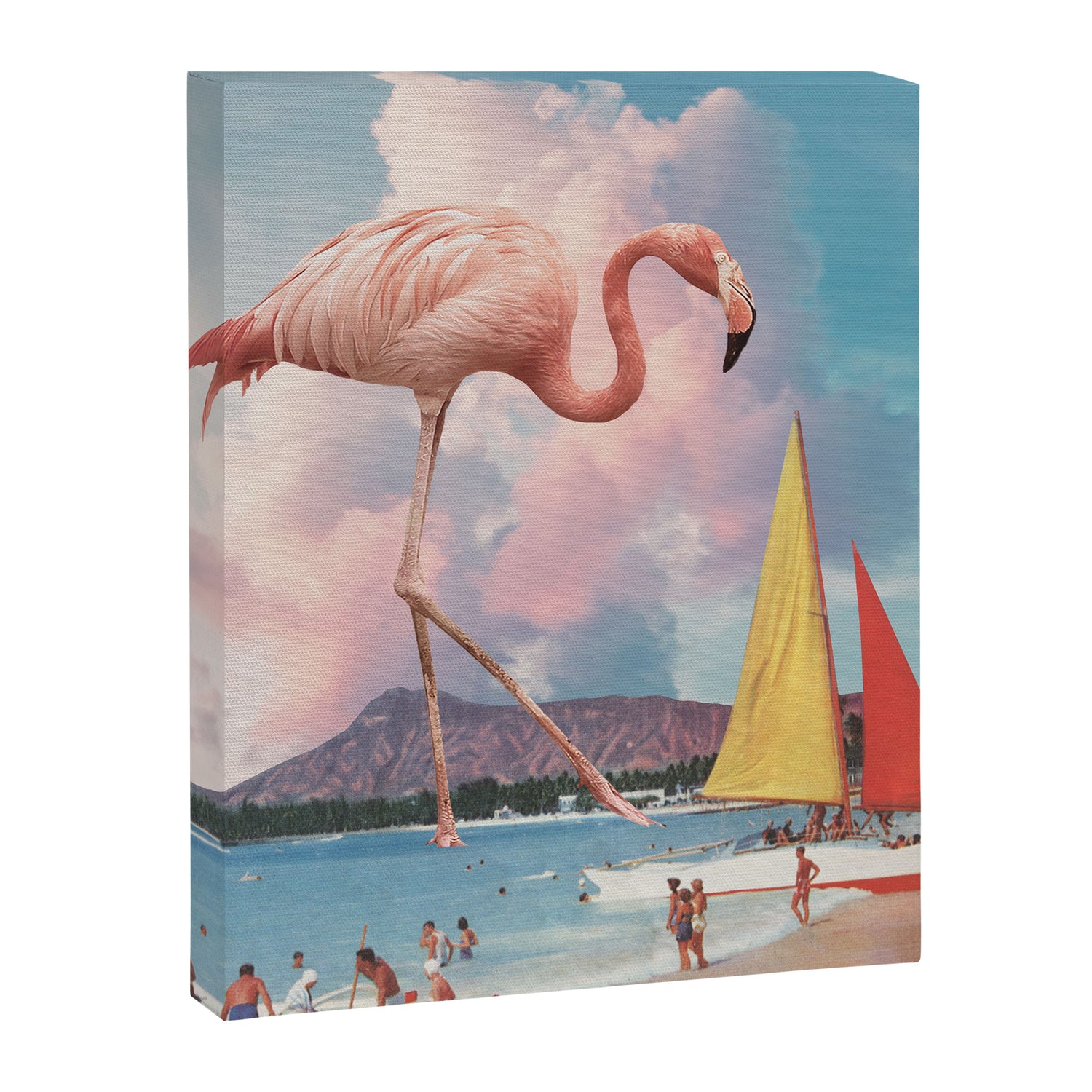 Flamingo Playground Canvas Print Gallery Image 6