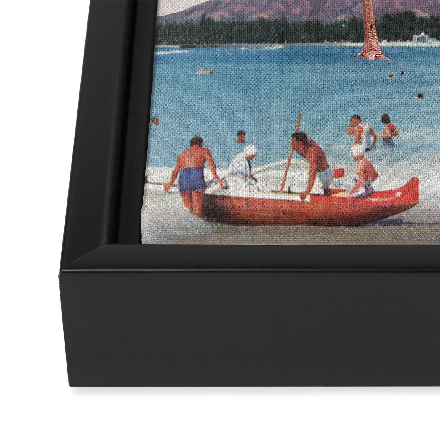 Flamingo Playground Framed Canvas Print Gallery Image 3