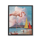 Flamingo Playground Framed Canvas Print Gallery Image 6