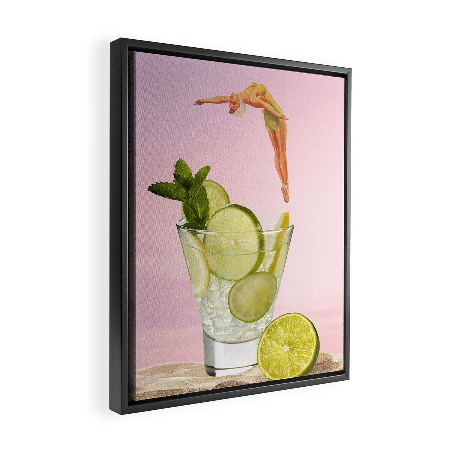 I need a drink Framed Canvas Print Gallery Image 2