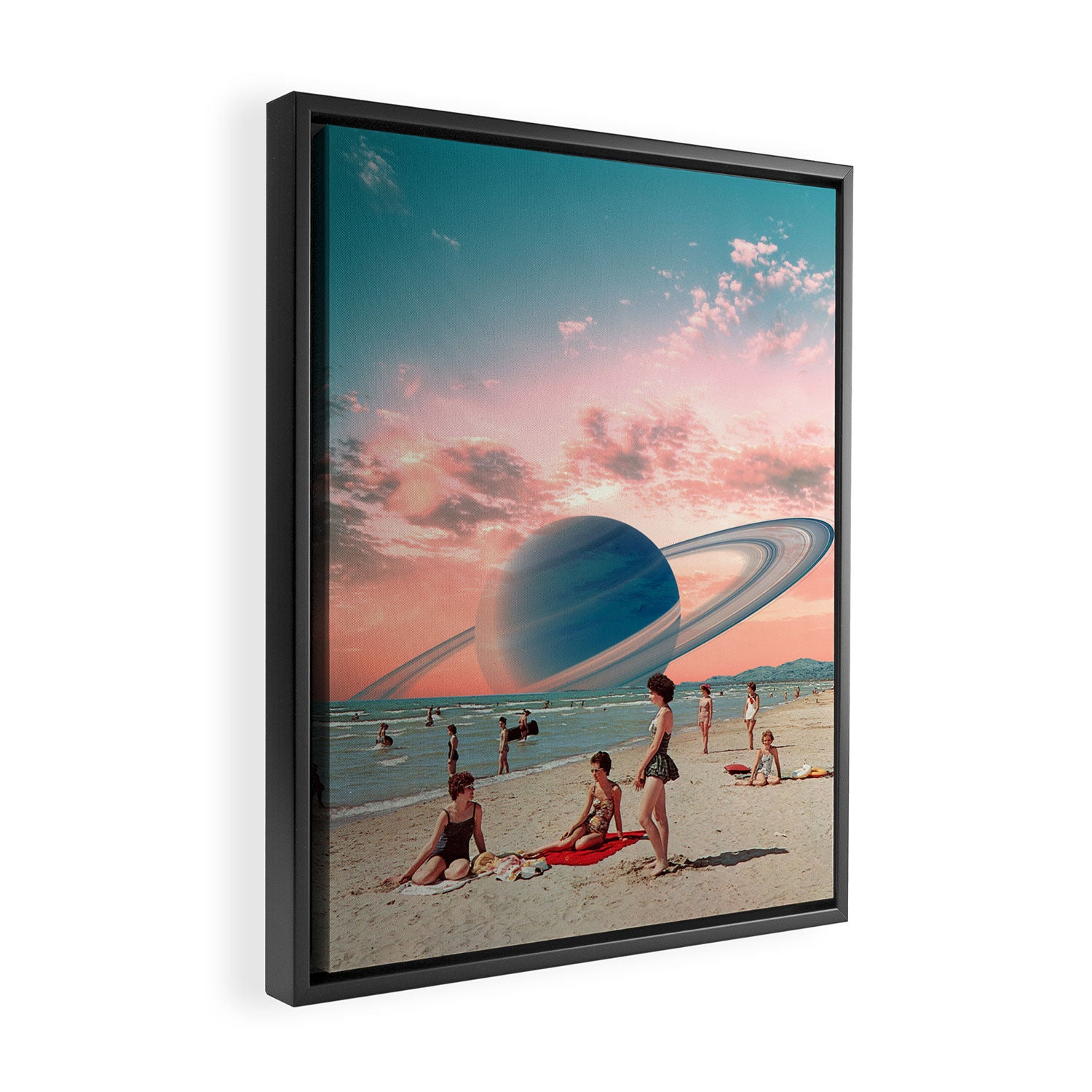 Satset Framed Canvas Print Gallery Image 2