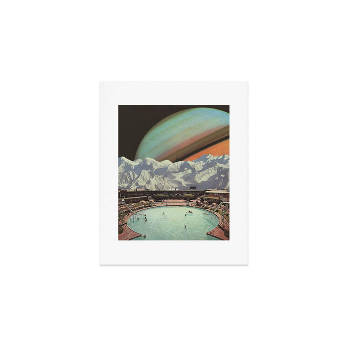 Saturn Spa Art Print Gallery Image 1
