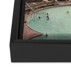 Saturn Spa Framed Canvas Print Gallery Image 3
