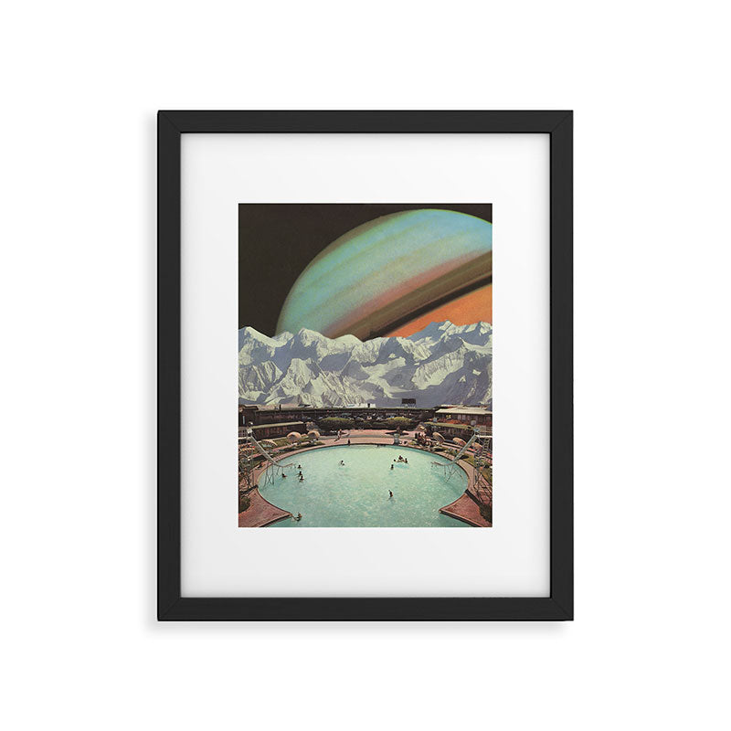 Saturn Spa Framed Art Print Gallery Image 5
