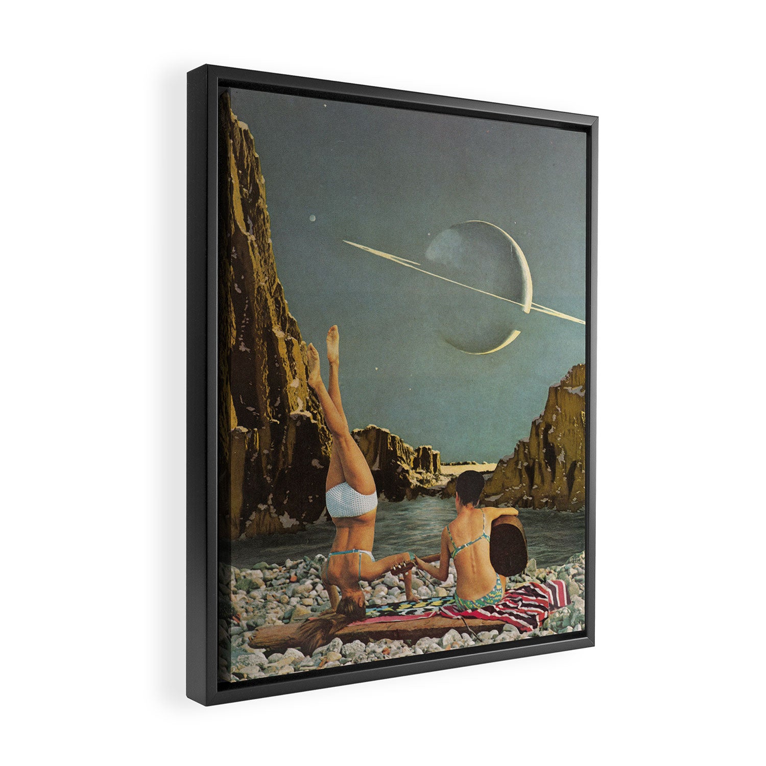 Serenade to Saturn Framed Canvas Print Gallery Image 2