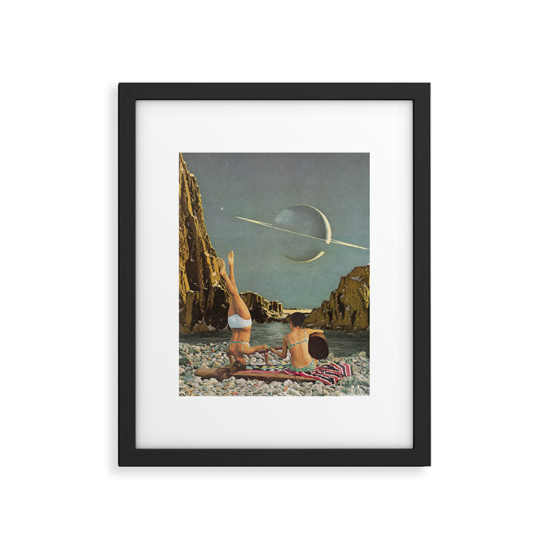 Serenade to Saturn Framed Art Print