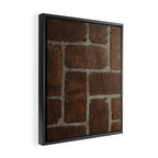 Brick Pattern in Spain Framed Canvas Print Gallery Image 2
