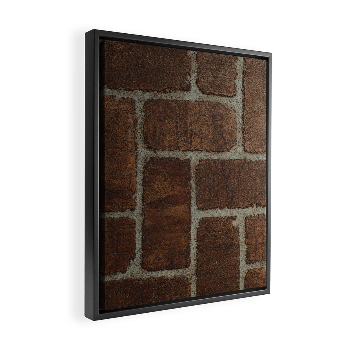 Brick Pattern in Spain Framed Canvas Print Gallery Image 2
