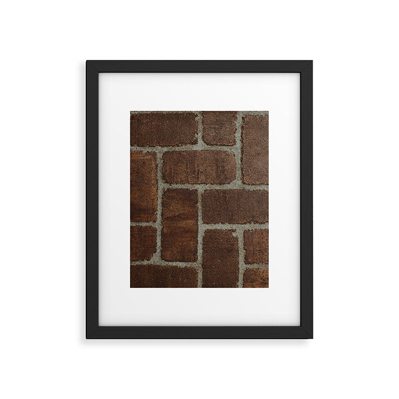 Brick Pattern in Spain Framed Art Print Gallery Image 5