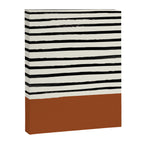 Burnt Orange x Stripes Canvas Print Gallery Image 8