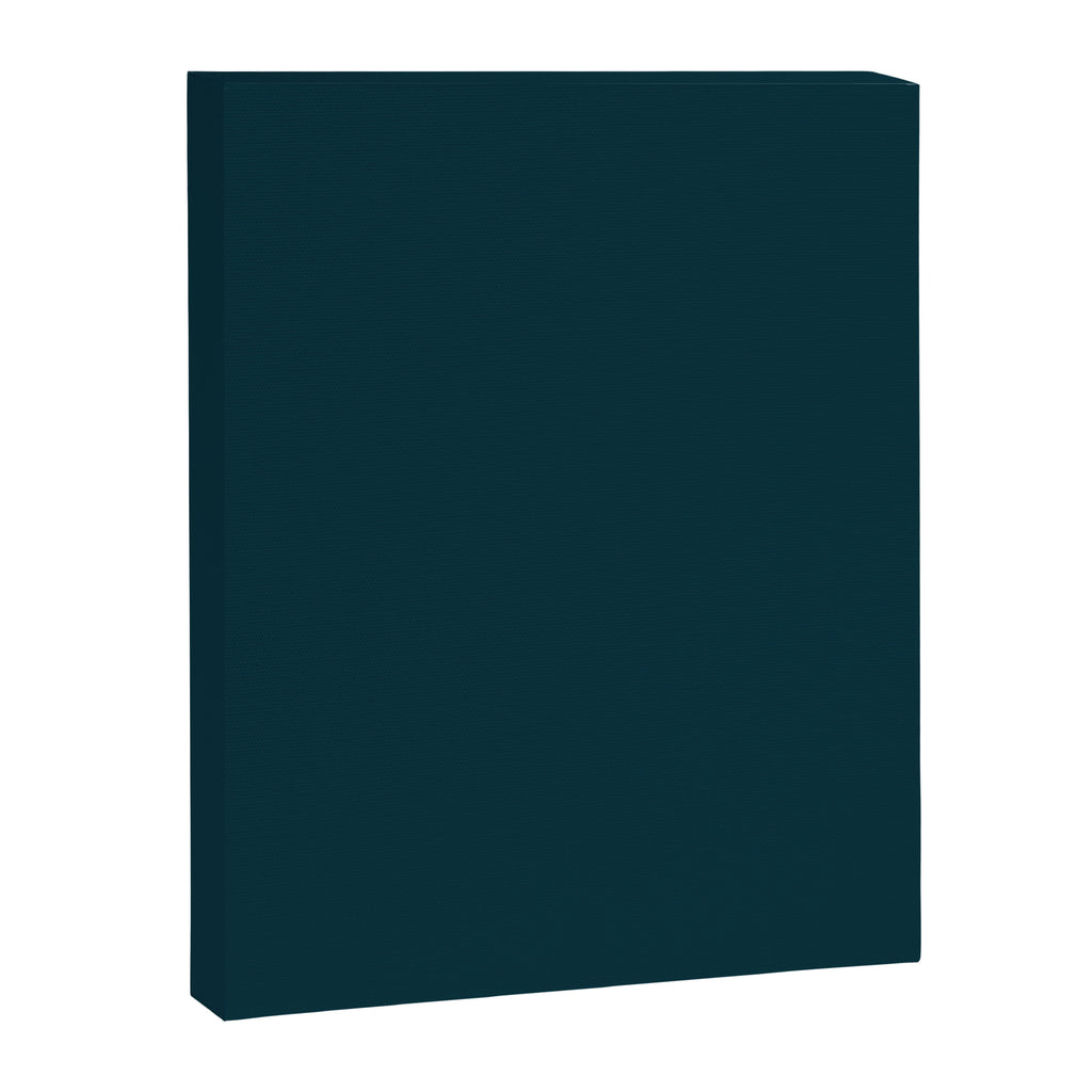Dark Teal x Solid Color Canvas Print Gallery Image 8