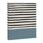 Dusty Blue x Stripes Canvas Print Gallery Image 8