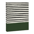 Forest Green x Stripes Canvas Print Gallery Image 8