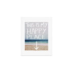 My Happy Place (Beach) Art Print Gallery Image 1