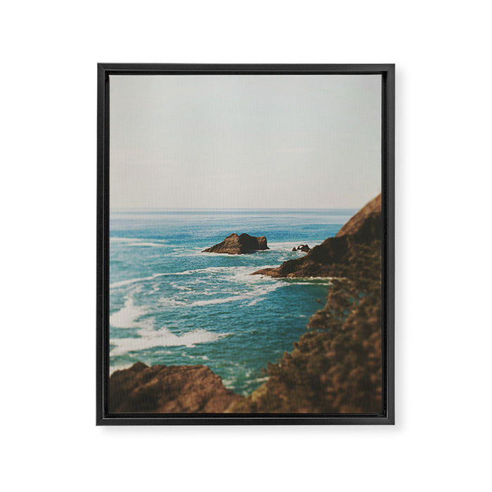 Oregon Coast Framed Canvas Print Gallery Image 1
